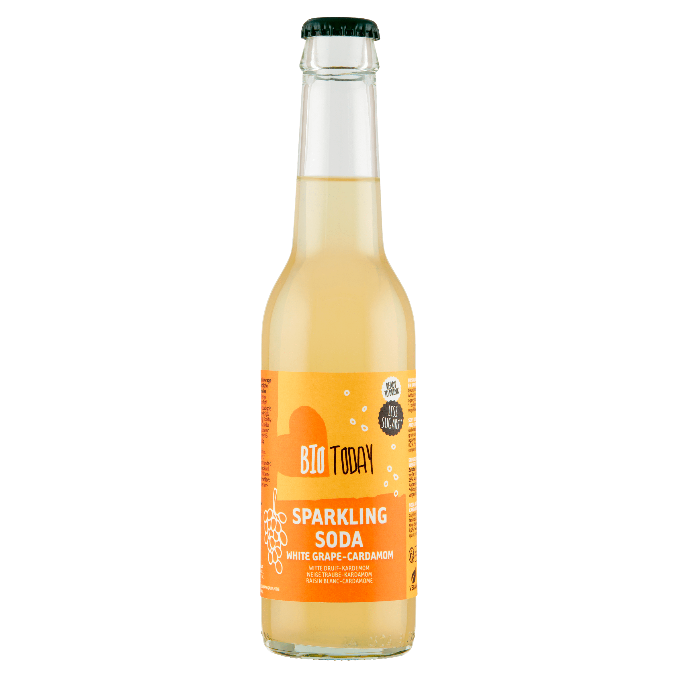 BioToday Soda white grape & cardamom