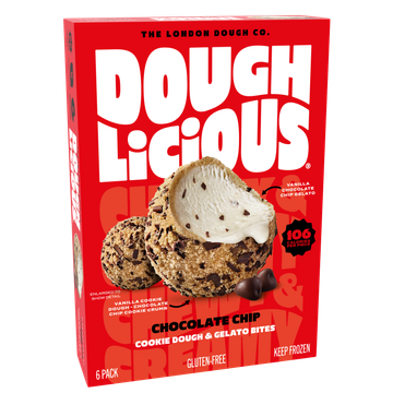 Doughlicious Chocolate Chip Cookie Dough & Gelato Bites