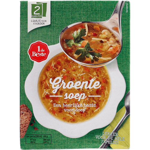 1 de Beste Groentesoep dubbelpak
