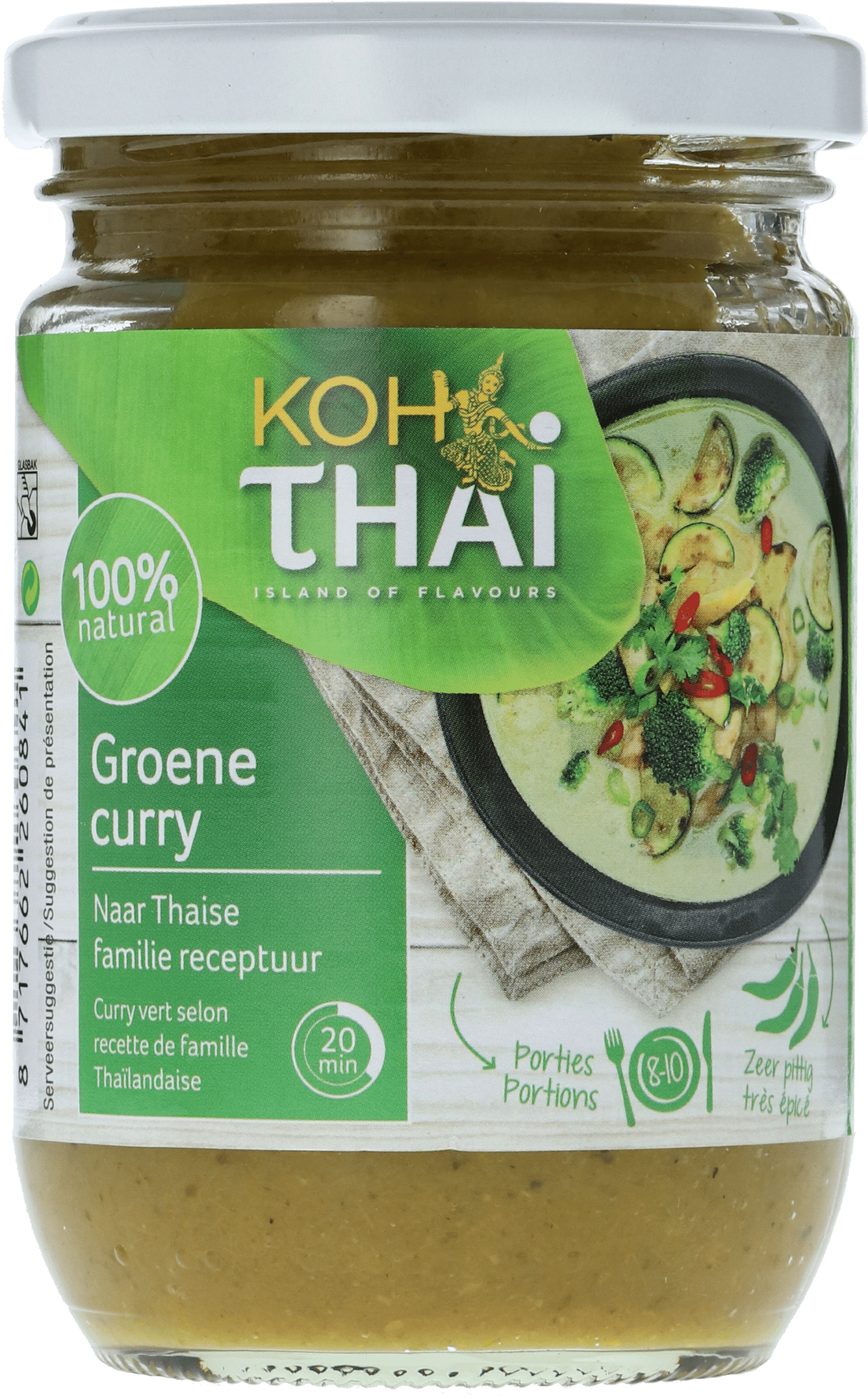 Koh Thai Curry pasta groen