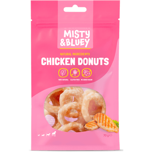 Misty & Bluey Hondensnacks chicken donuts