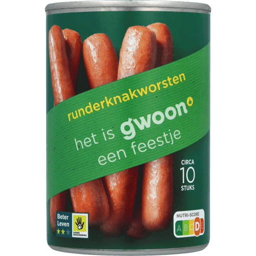G'woon Knakworst rund