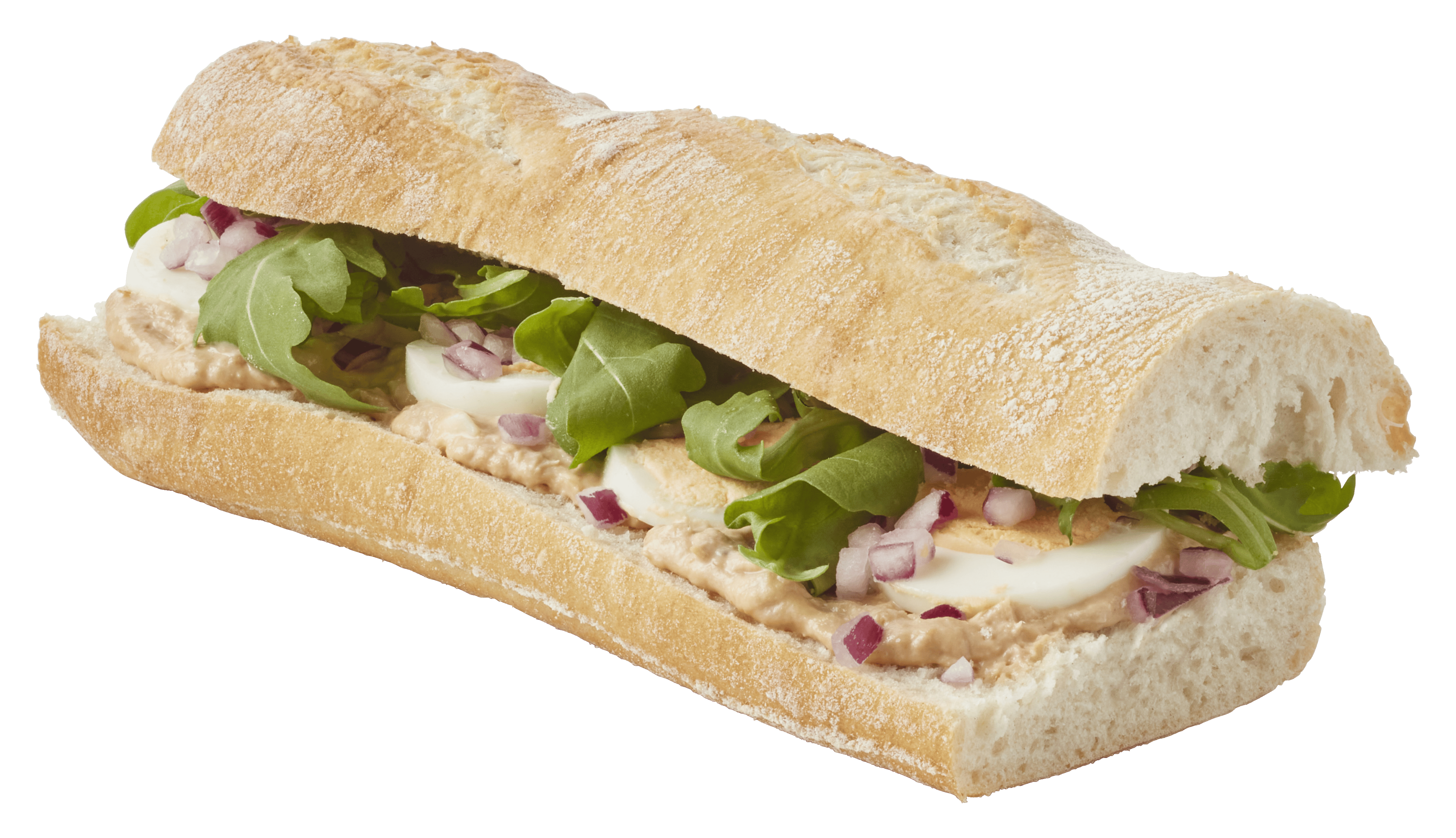 Uit de keuken van Witte baguette tonijnsalade