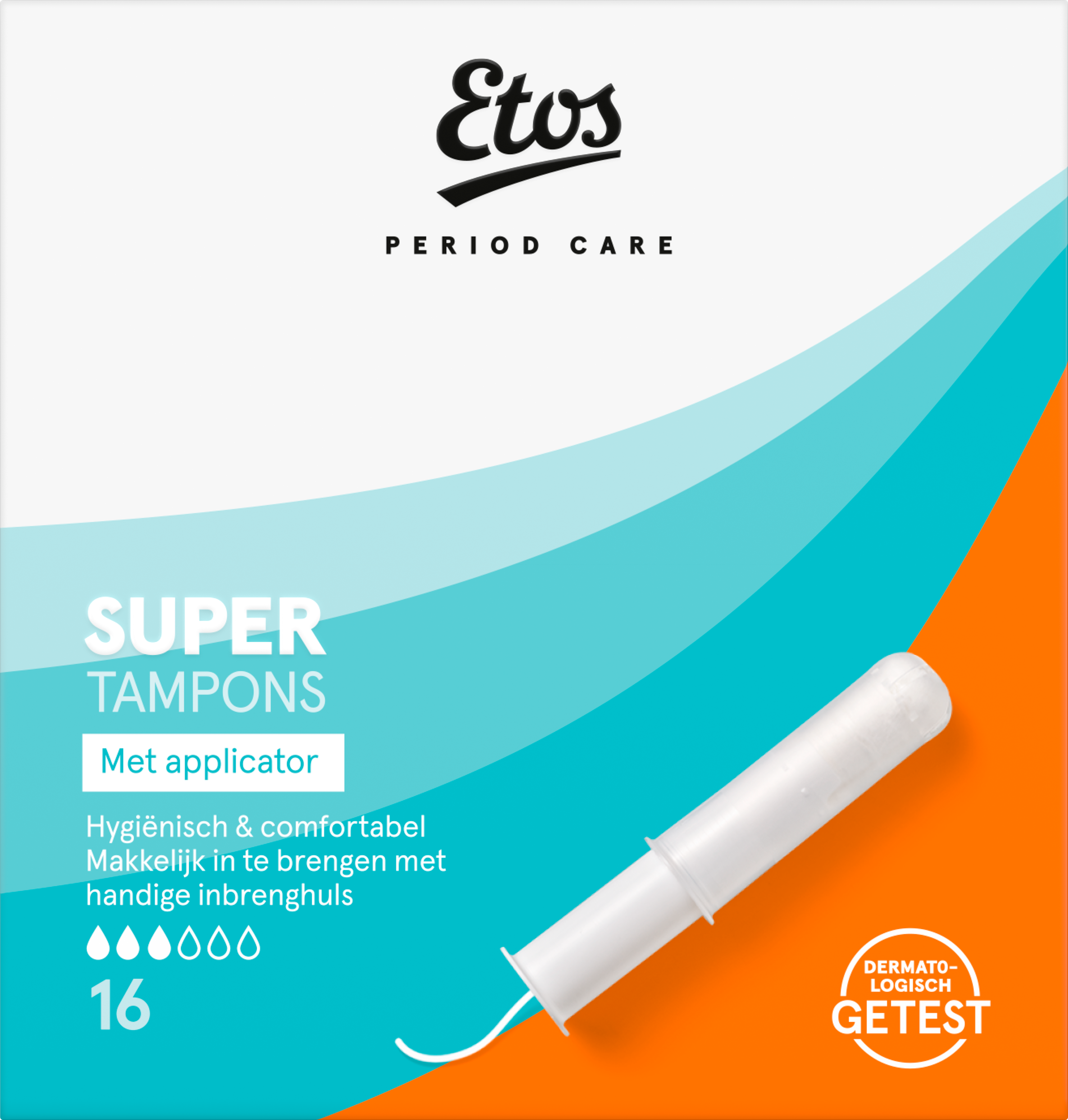 Etos Super Tampons Met Applicator 16 stuks 