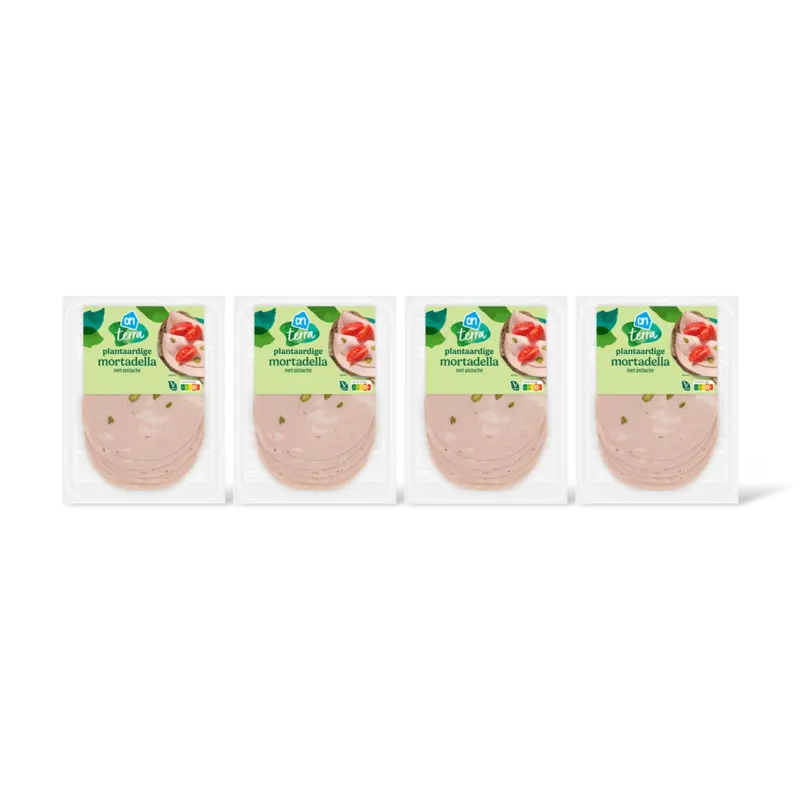 AH Terra Plantaardige mortadella met pistache 4pk