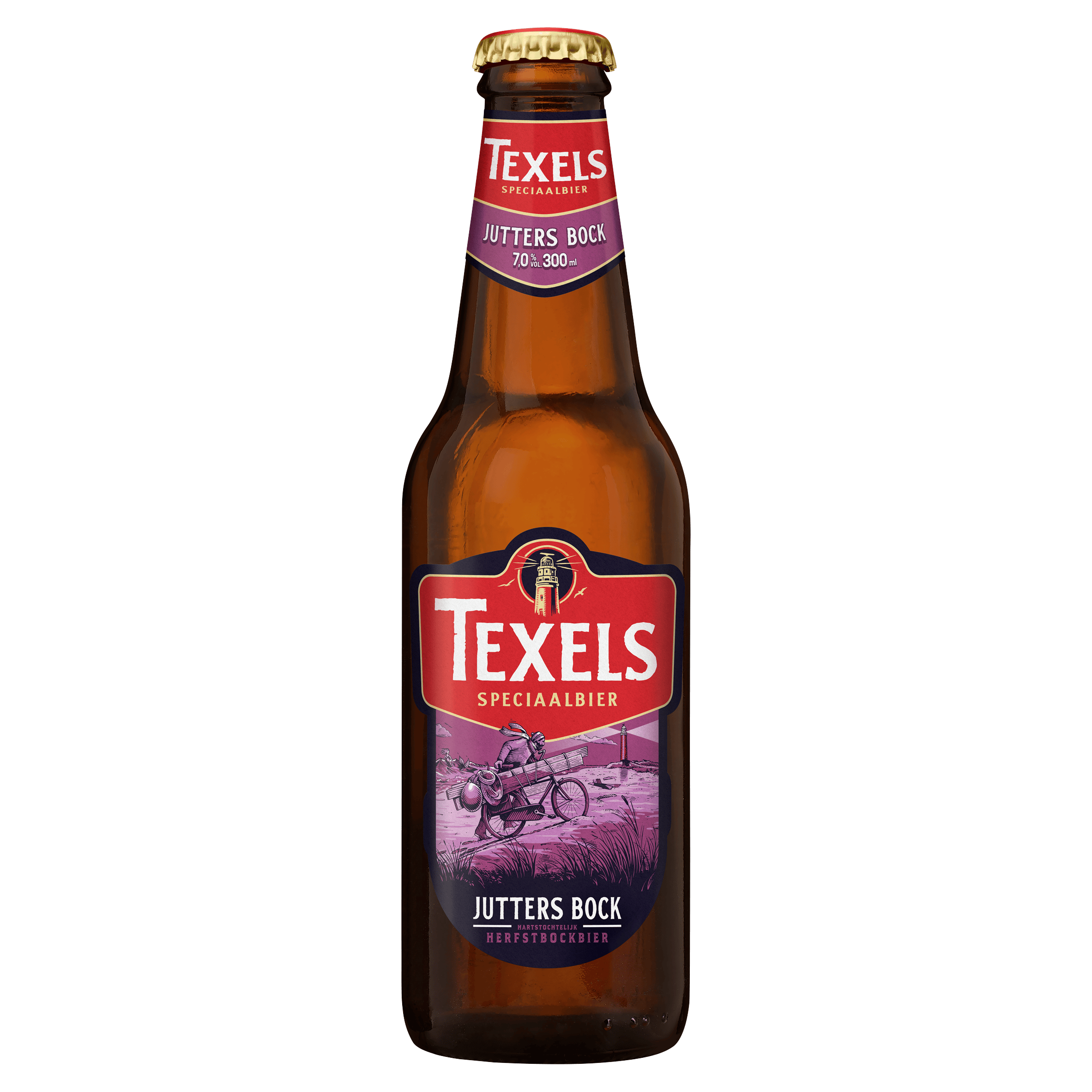 Texels Jutters Bock bier fles