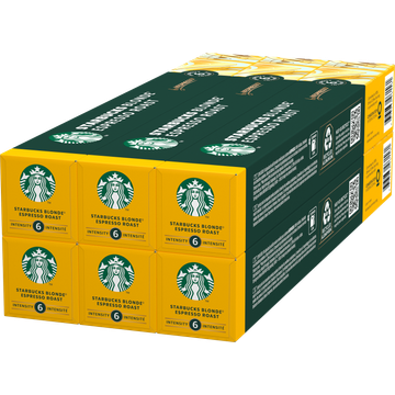 Starbucks by Nespresso Blonde Espresso Roast 12 x 10 Koffiecups