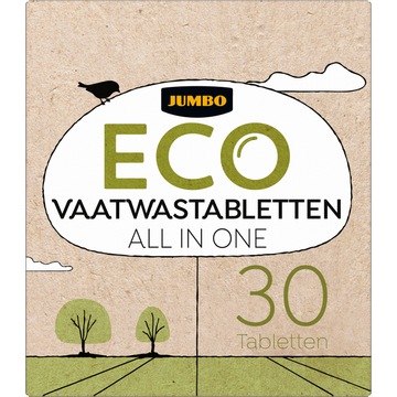 Jumbo Eco Vaatwastabletten All in One 30 Stuks