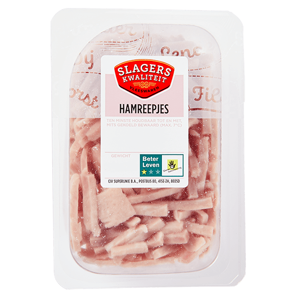 Slagers kwaliteit Hamreepjes