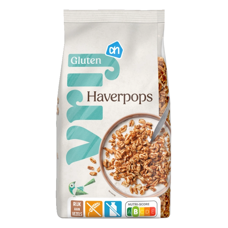 AH Glutenvrij Vezelrijke haverpops