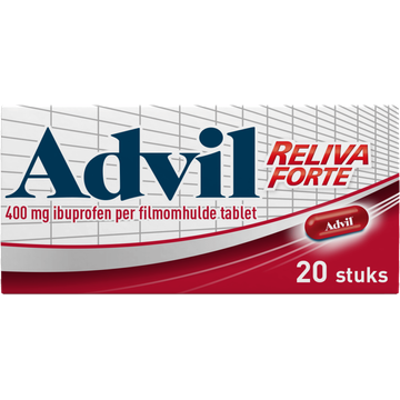 Advil Reliva Forte Oval-Tabs pijnstiller 400 mg, 20 stuks