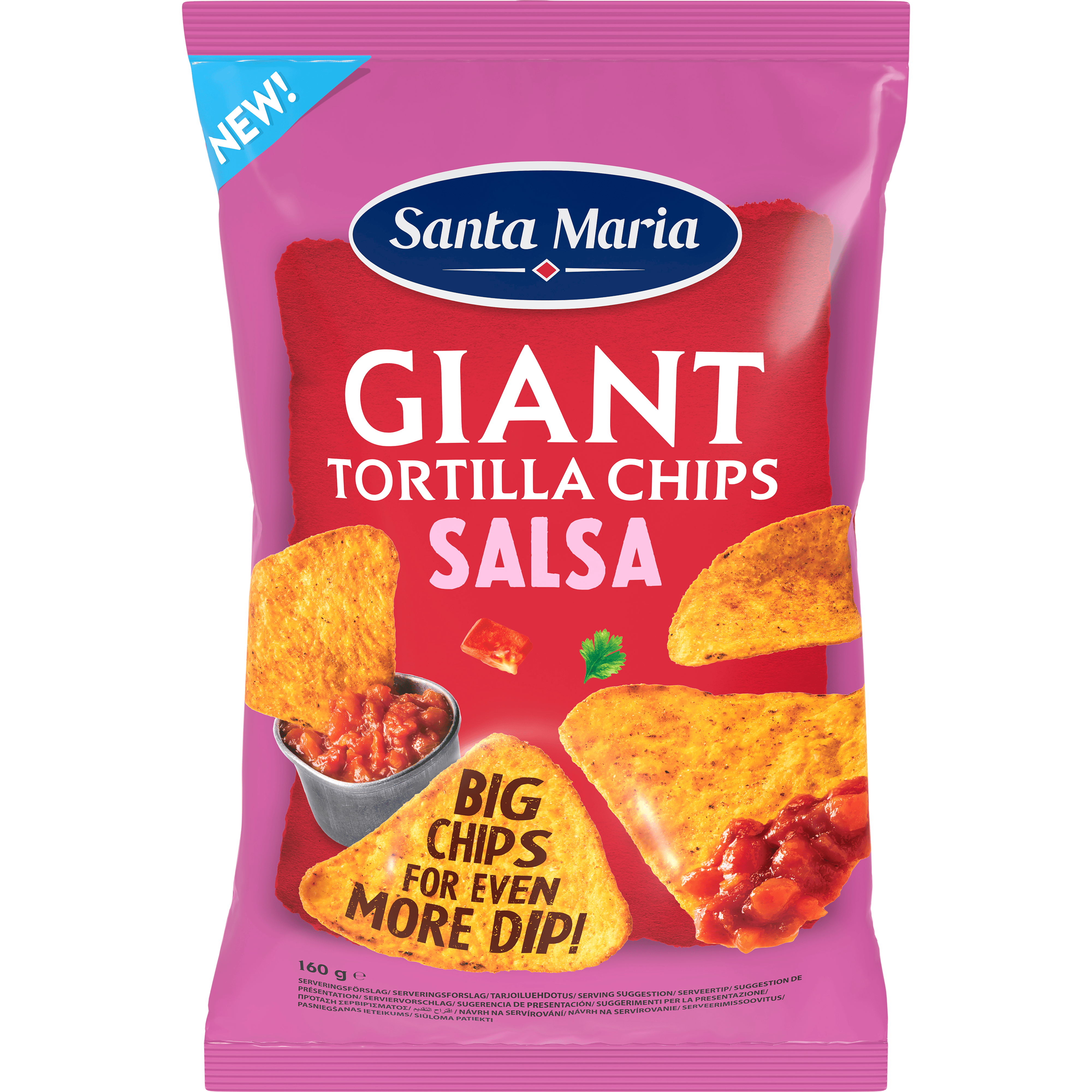 Santa Maria Giant Tortilla Chips Salsa