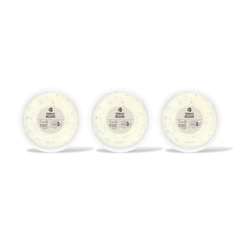 AH Roomkaas bieslook 3pack