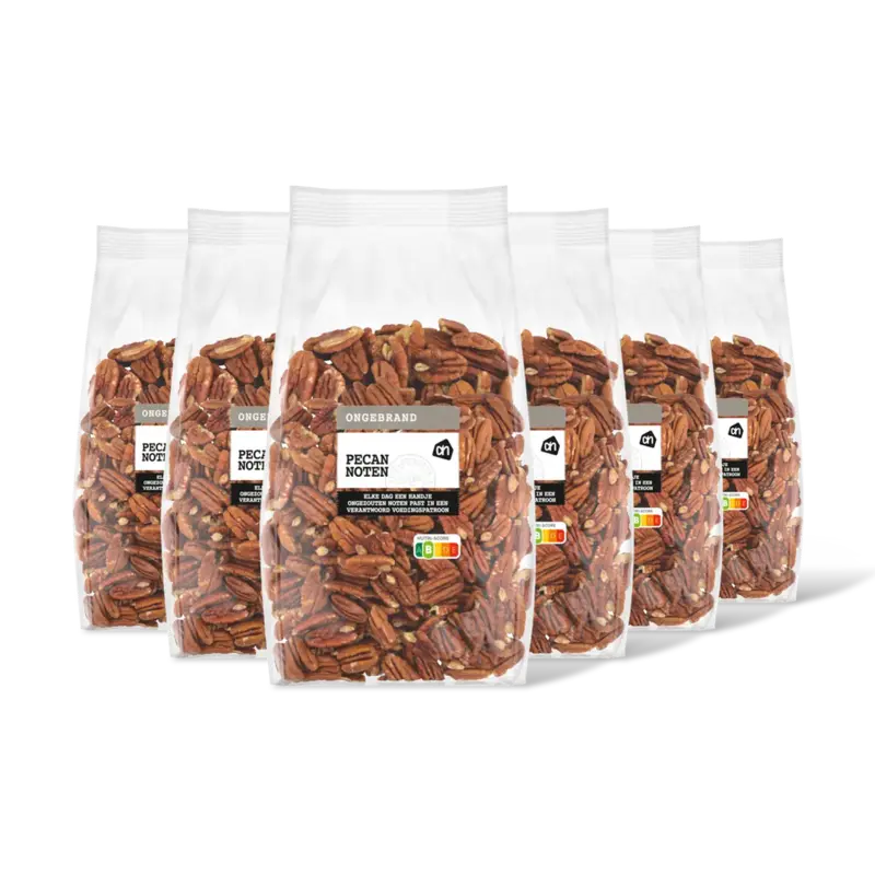AH Pecannoten ongebrand 6-pack