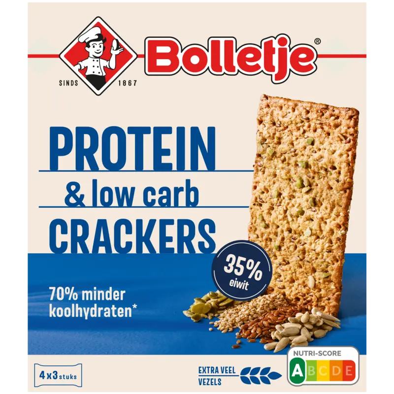 Bolletje Crackers protein low carb
