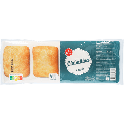 1 de Beste Ciabattinas 4 st.