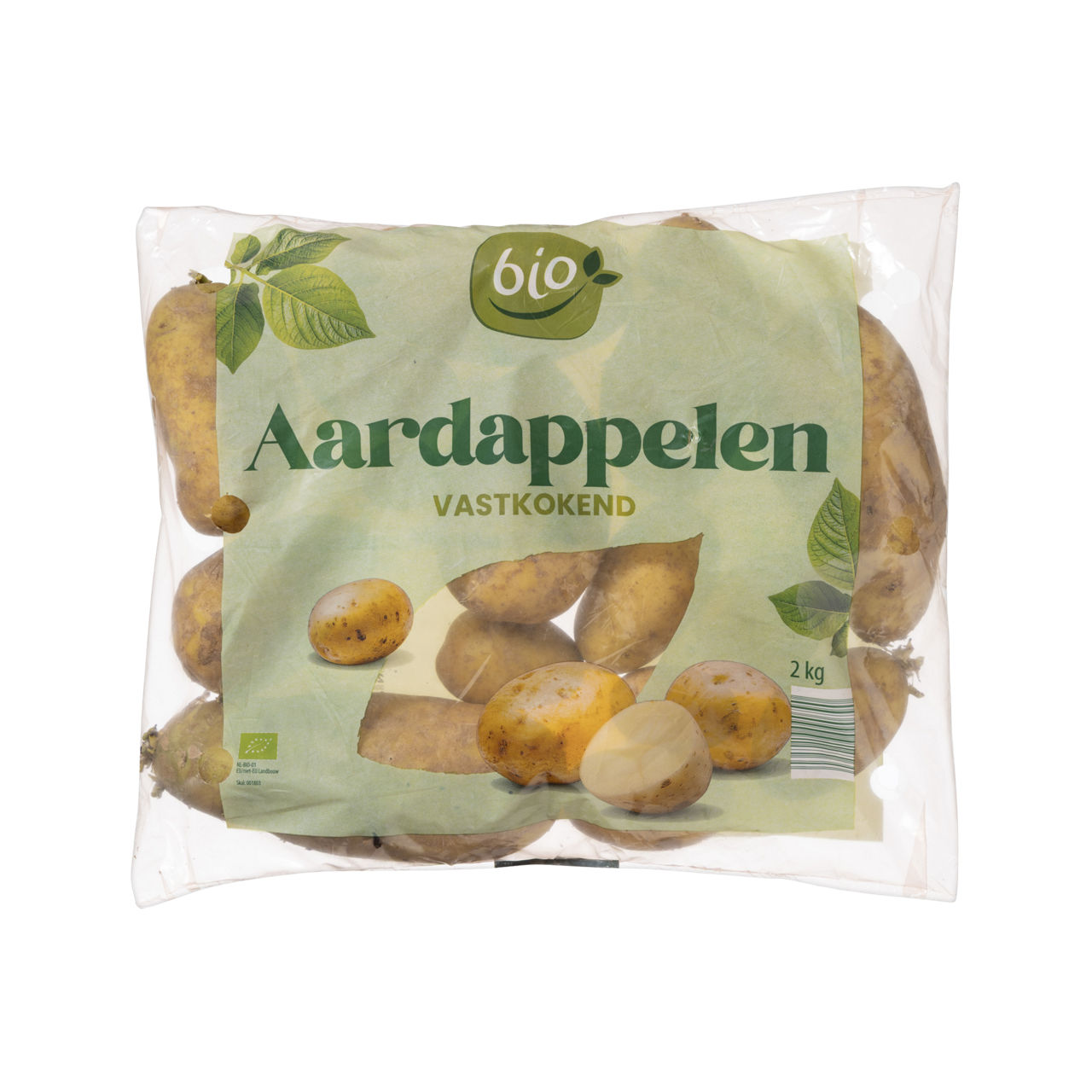 Biologische vastkokende aardappelen