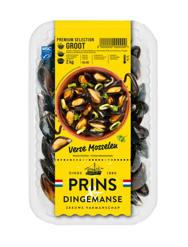 Prins & Dingemanse Verse mosselen