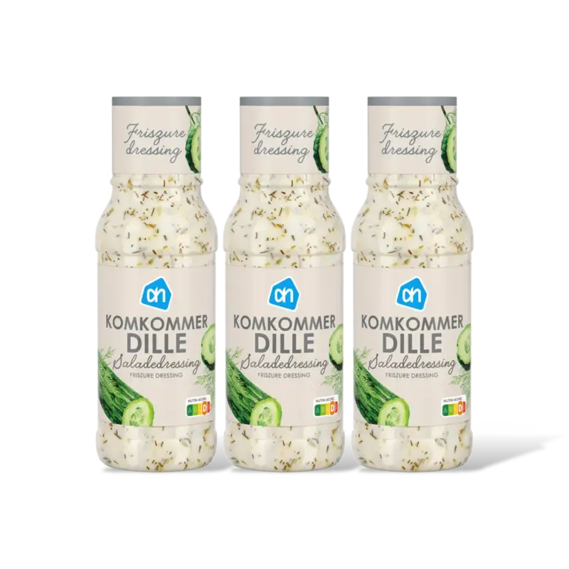 AH Komkommer dille dressing 3-pack