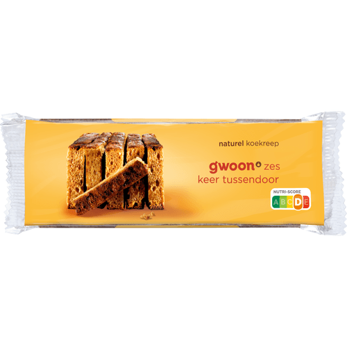 G'woon Ontbijtkoekreep 6 st.