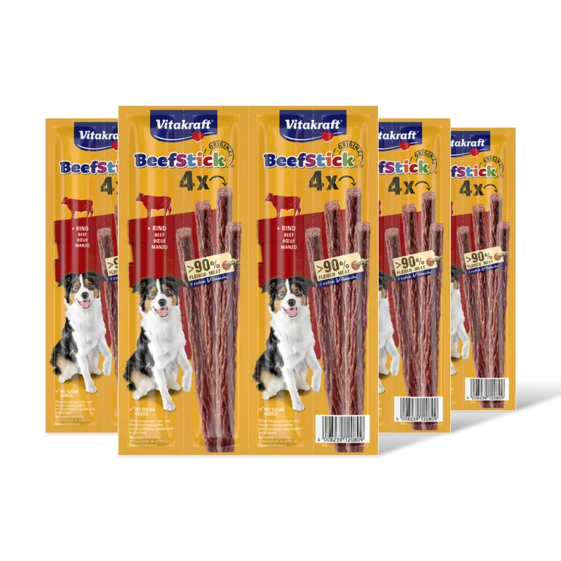 Vitakraft Beefsticks rund 4-pack