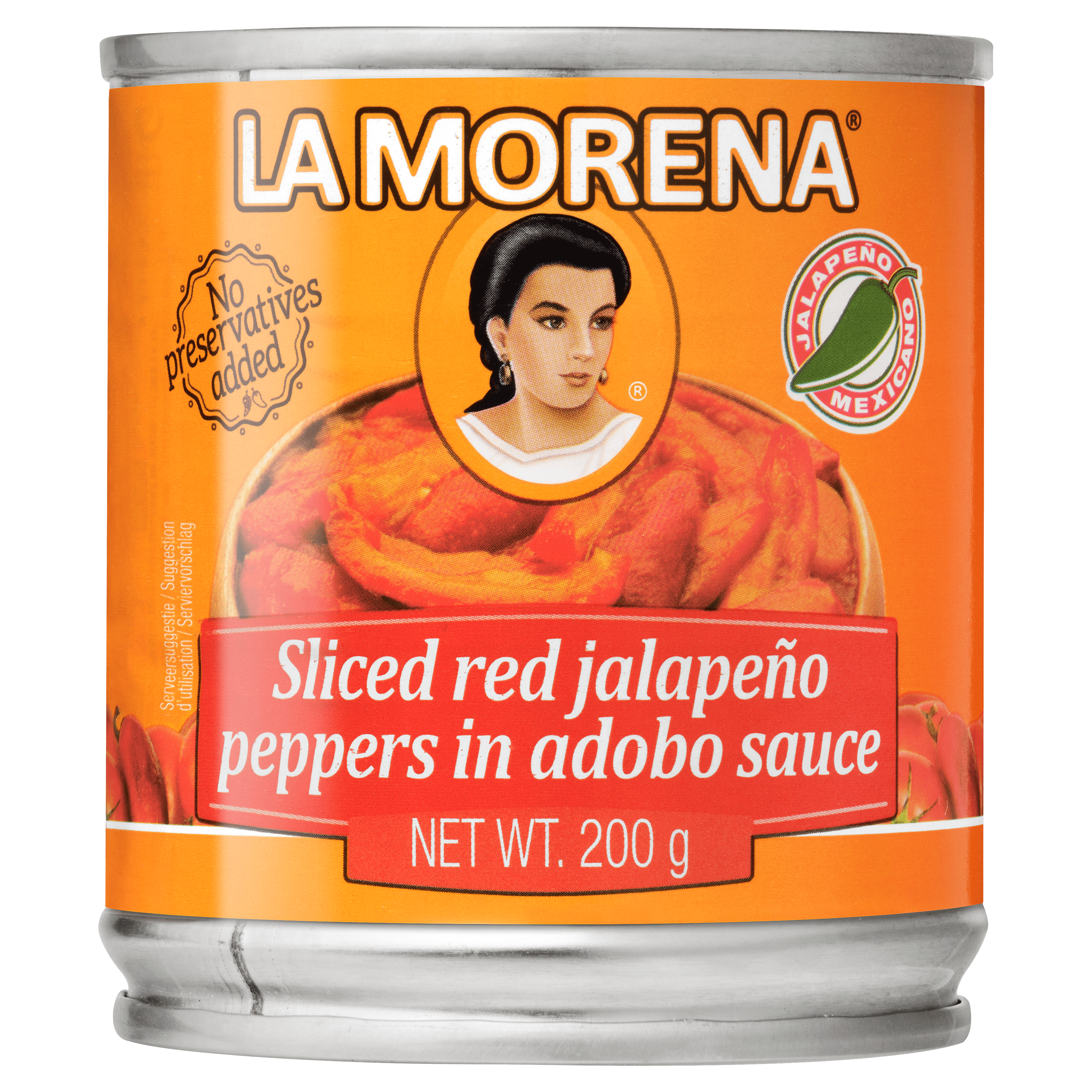 La Morena Sliced red jalapeno peppers