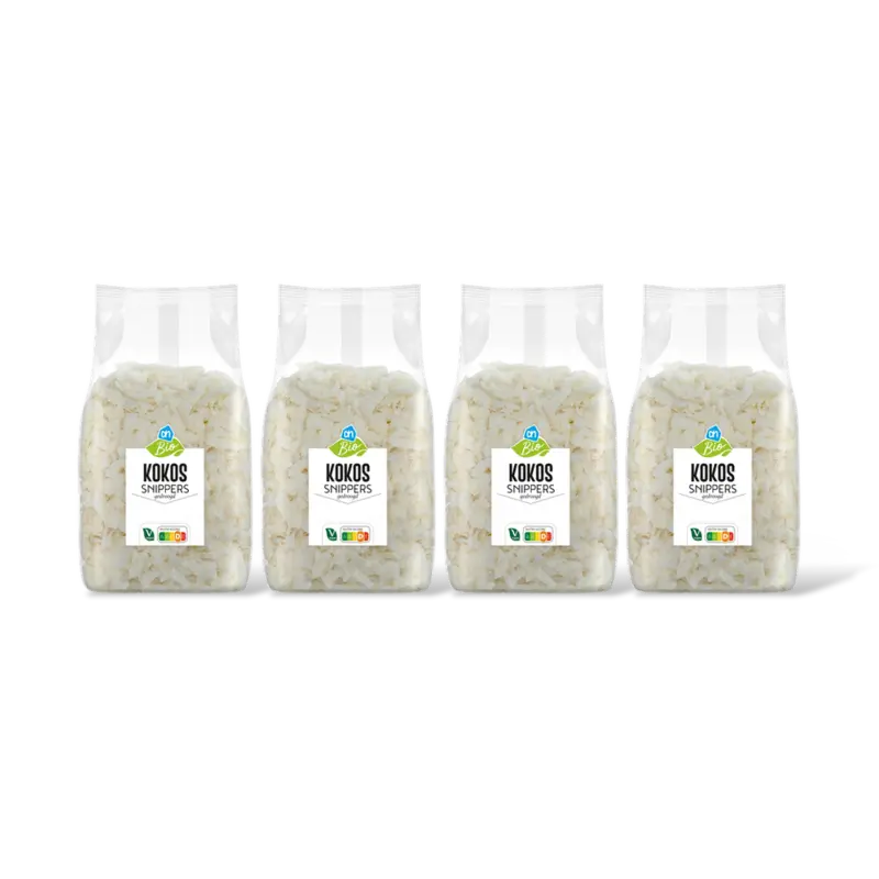AH Biologisch Kokos snippers 4-pack