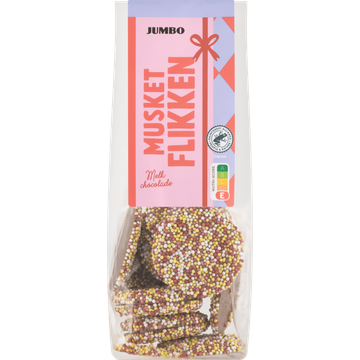 Jumbo Musketflikken Melkchocolade 120 g