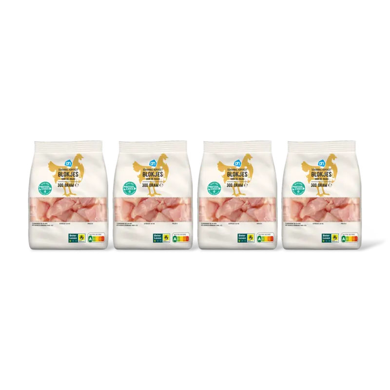 AH Scharrelkipfilet blokjes van haas 4-pck