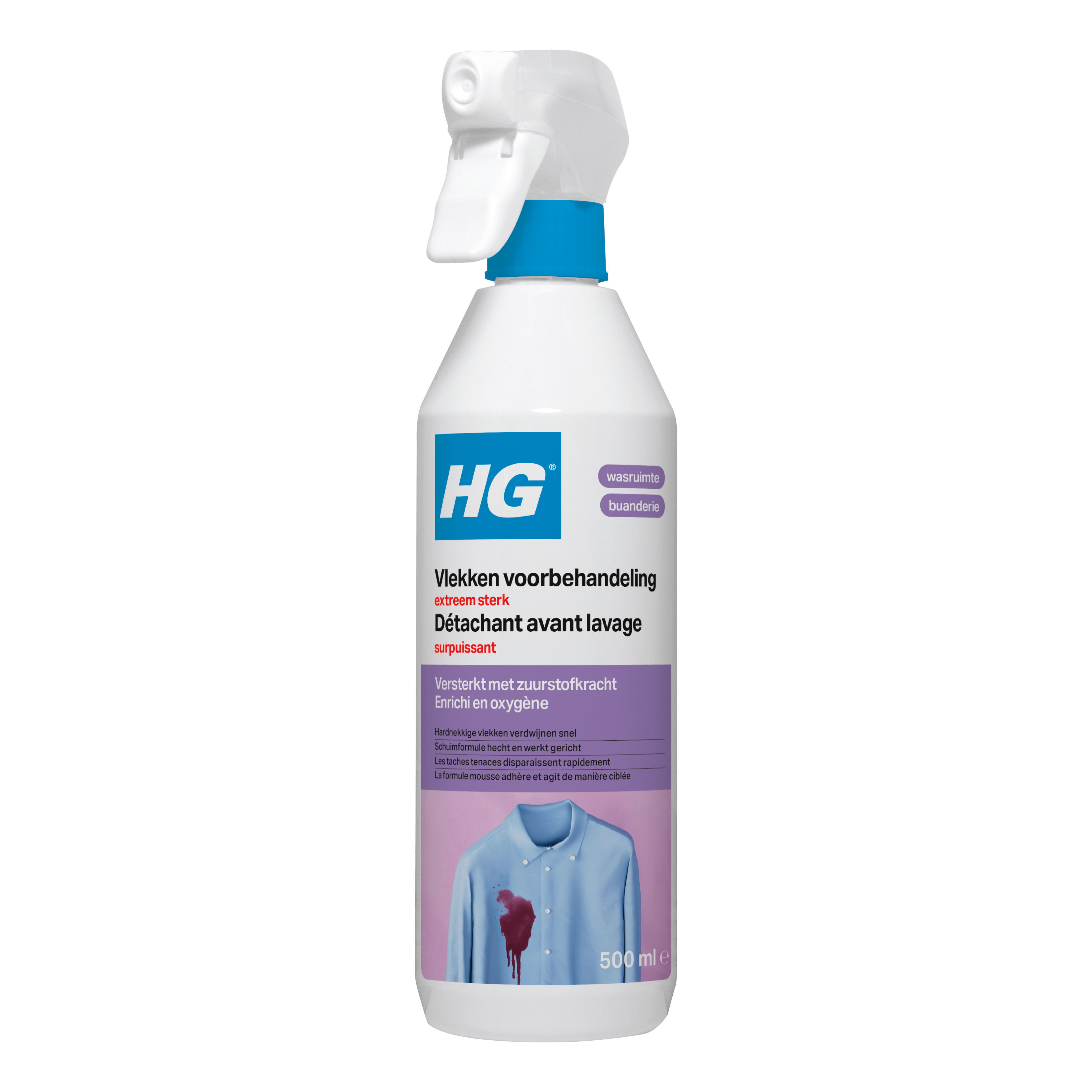 HG vlekken voorbehandeling