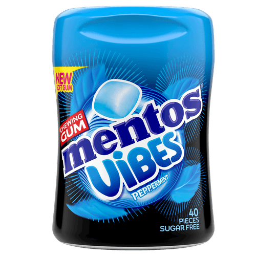 Mentos Gum vibes peppermint 40 st.