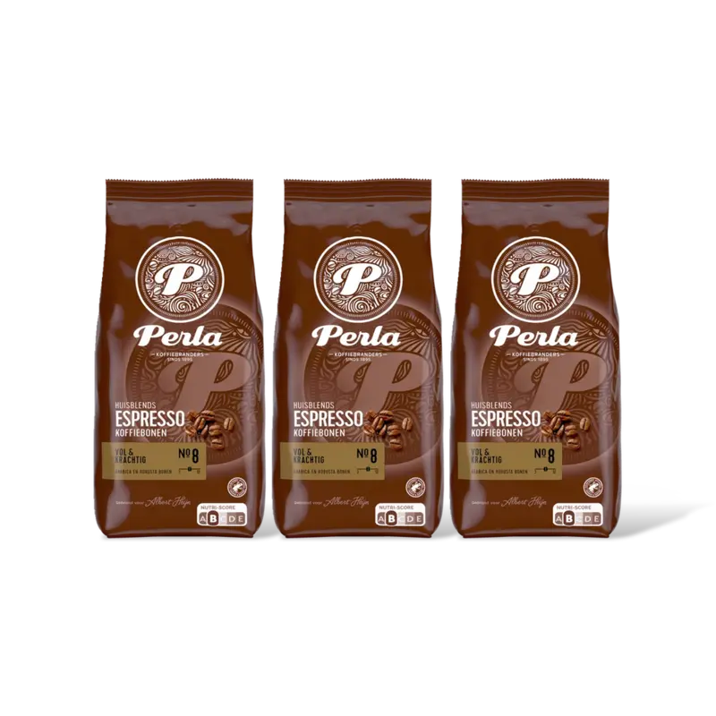 Perla Huisblends Espresso koffiebonen 3-pack