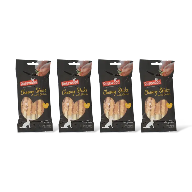 Rosewood Chewy sticks with chicken small 4-pack