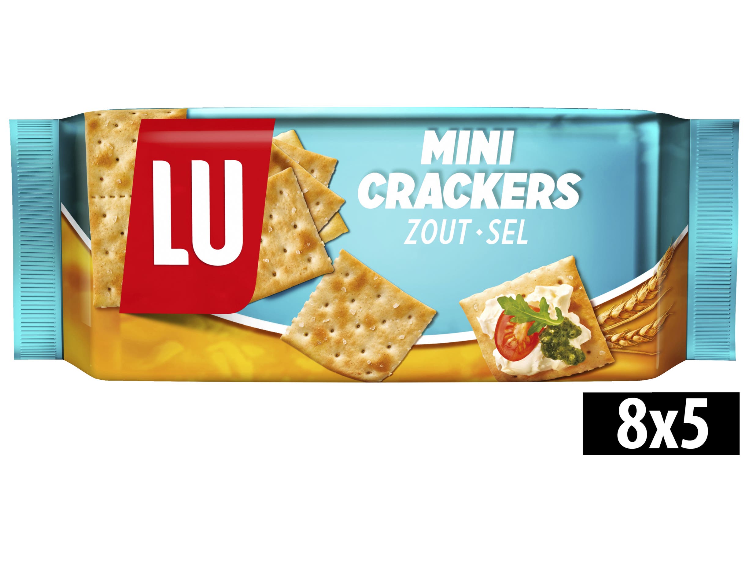 Mini crackers zout