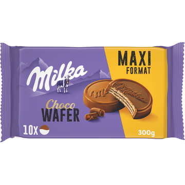 Milka Choco Wafer Koekjes Melkchocolade 300g