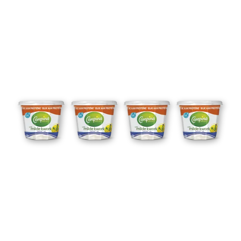 Campina Volle milde kwark 4-pack
