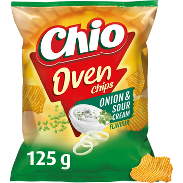 Chio Oven Chips Onion & Sour Cream Flavour 125 g
