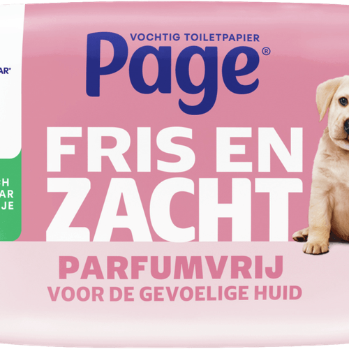 Page Vochtig toiletpapier sensitive