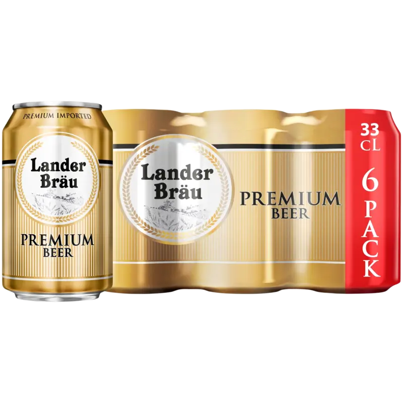 Lander bräu Premium beer 6-pack