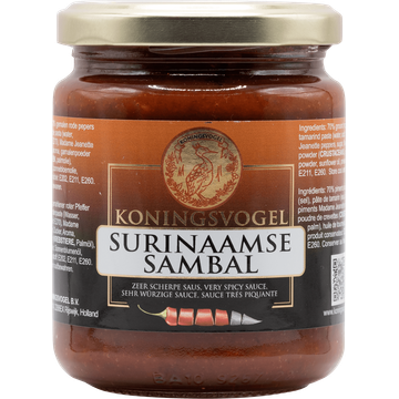 Koningsvogel Surinaamse Sambal 270 g