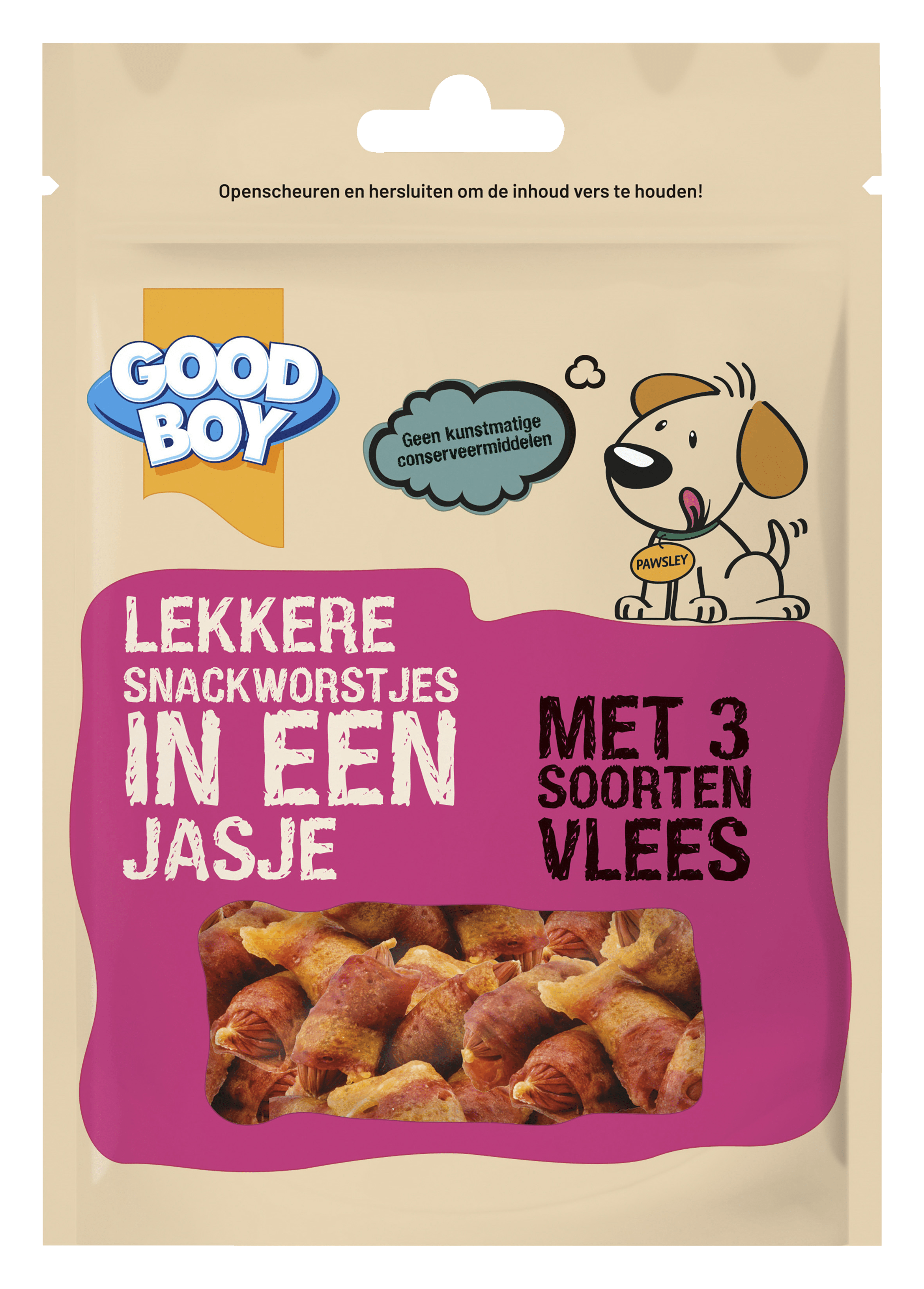 Good Boy Lekkere snackworstjes in een jasje