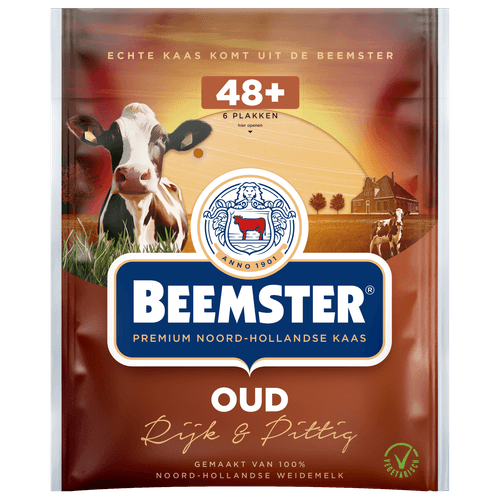 Beemster Oude kaas 48+ plakken