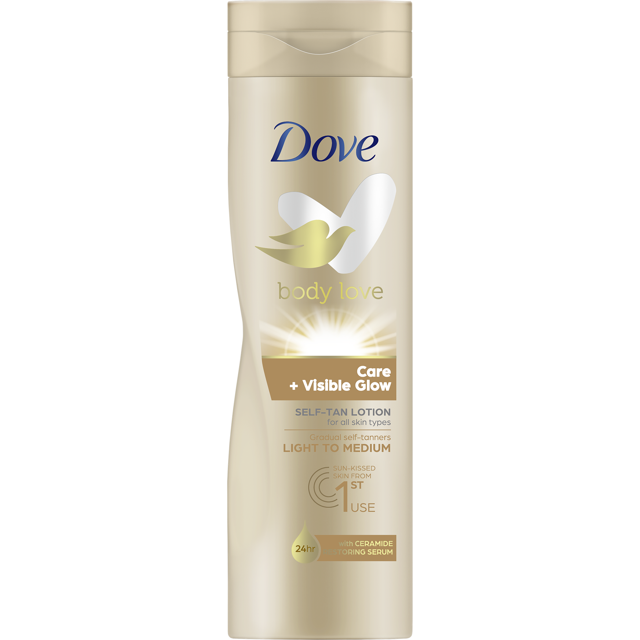 Dove Tanning Lotion Light-Medium 250 Ml