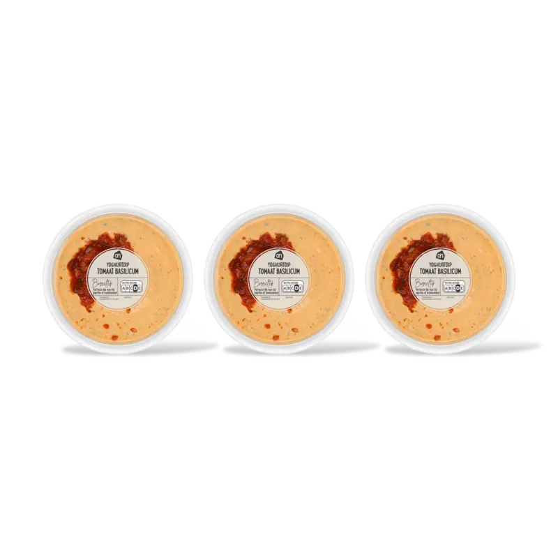 AH Yoghurtdip tomaat basilicum 3-pack
