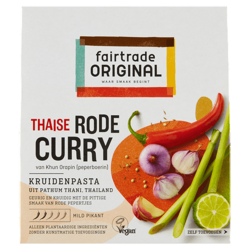 Fairtrade Kruidenpasta rode curry