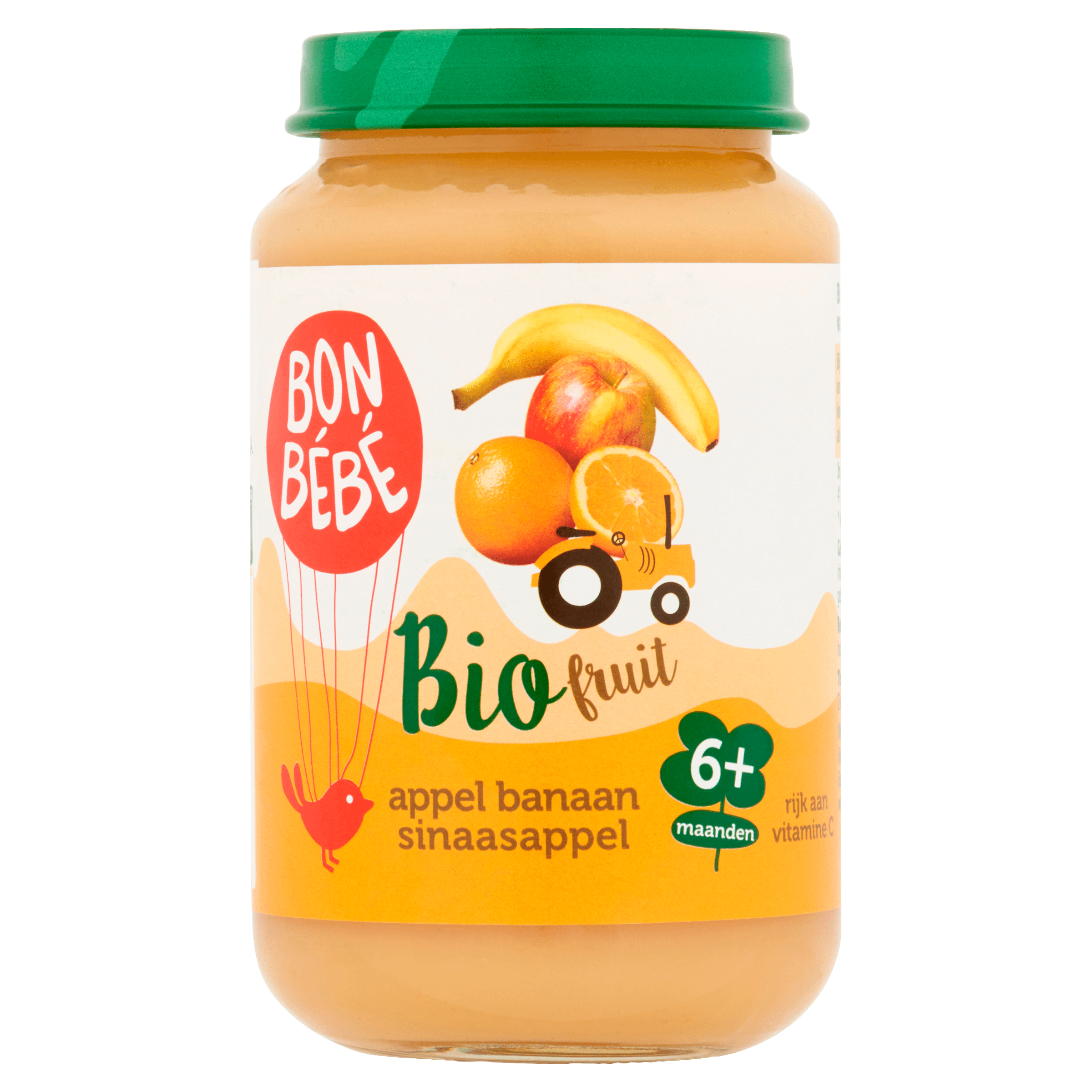 Bonbebe Bio 6mF0606 Appel Banaan Sinaasappel