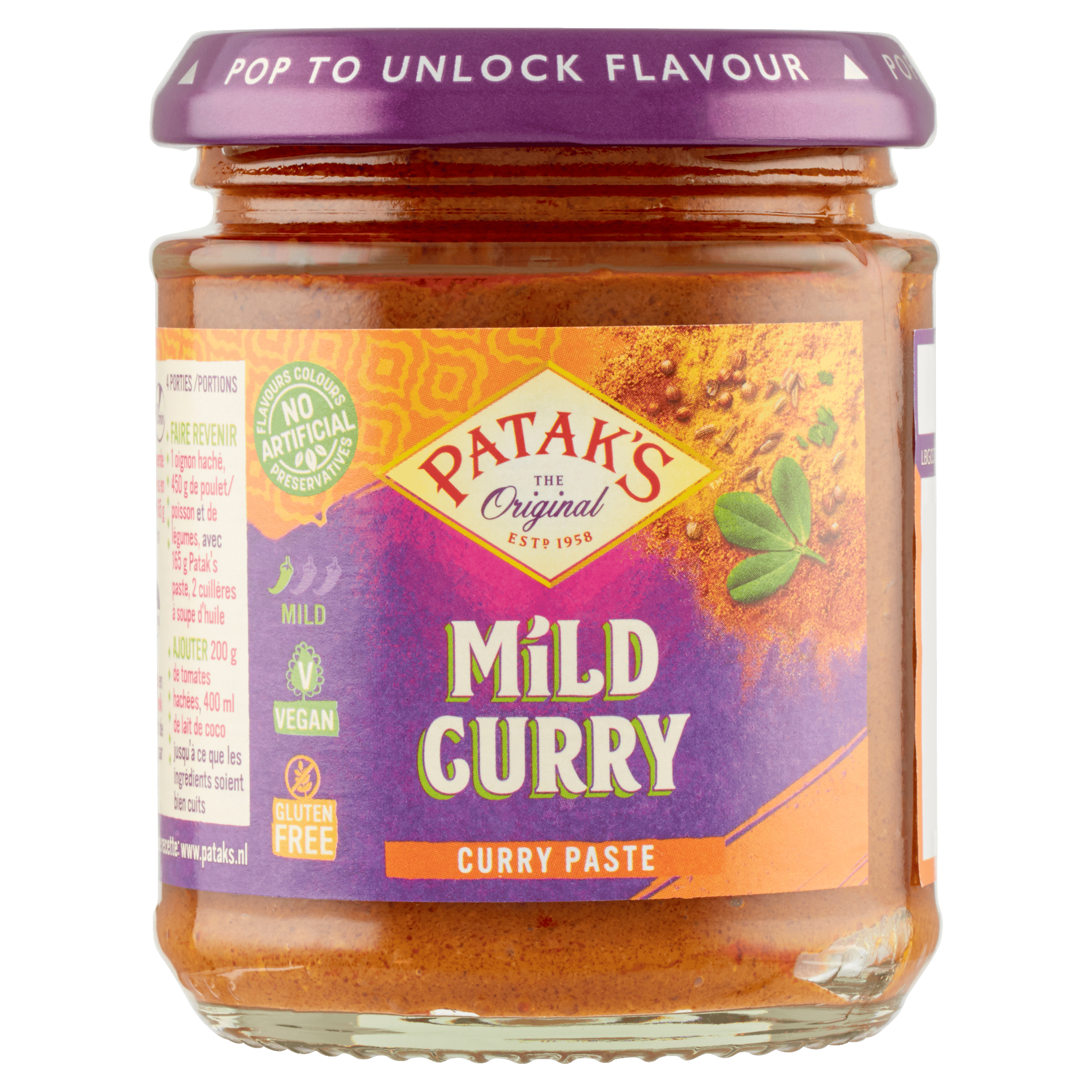 Patak's Kruidenpasta mild curry