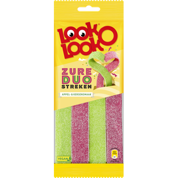 Look-o-Look Zure Duo Streken Appel Kers 115g