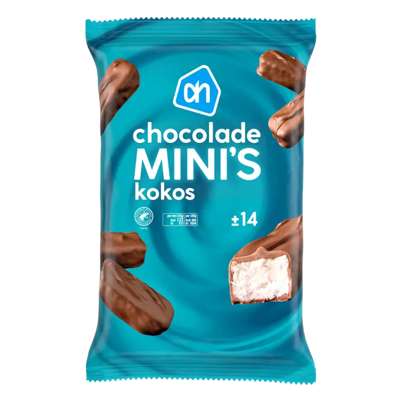 AH Chocolade mini's kokos