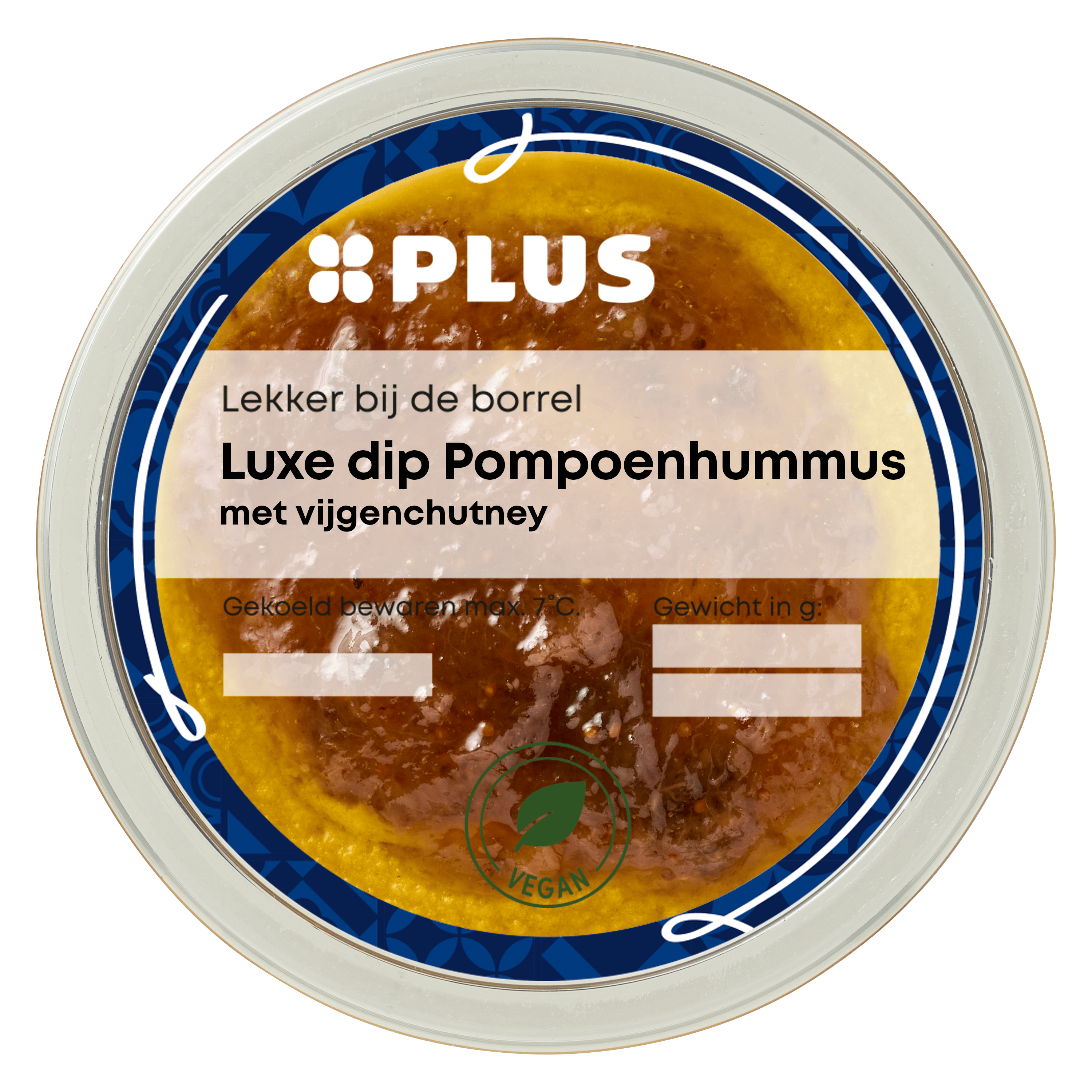PLUS Luxe dip Pompoenhummus met vijg